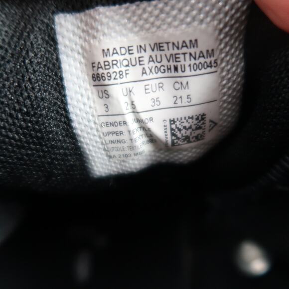 Converse Shoes Kids 3 Sneakers All Star Adjustable Double Strap Slip On Junior - Picture 6 of 12